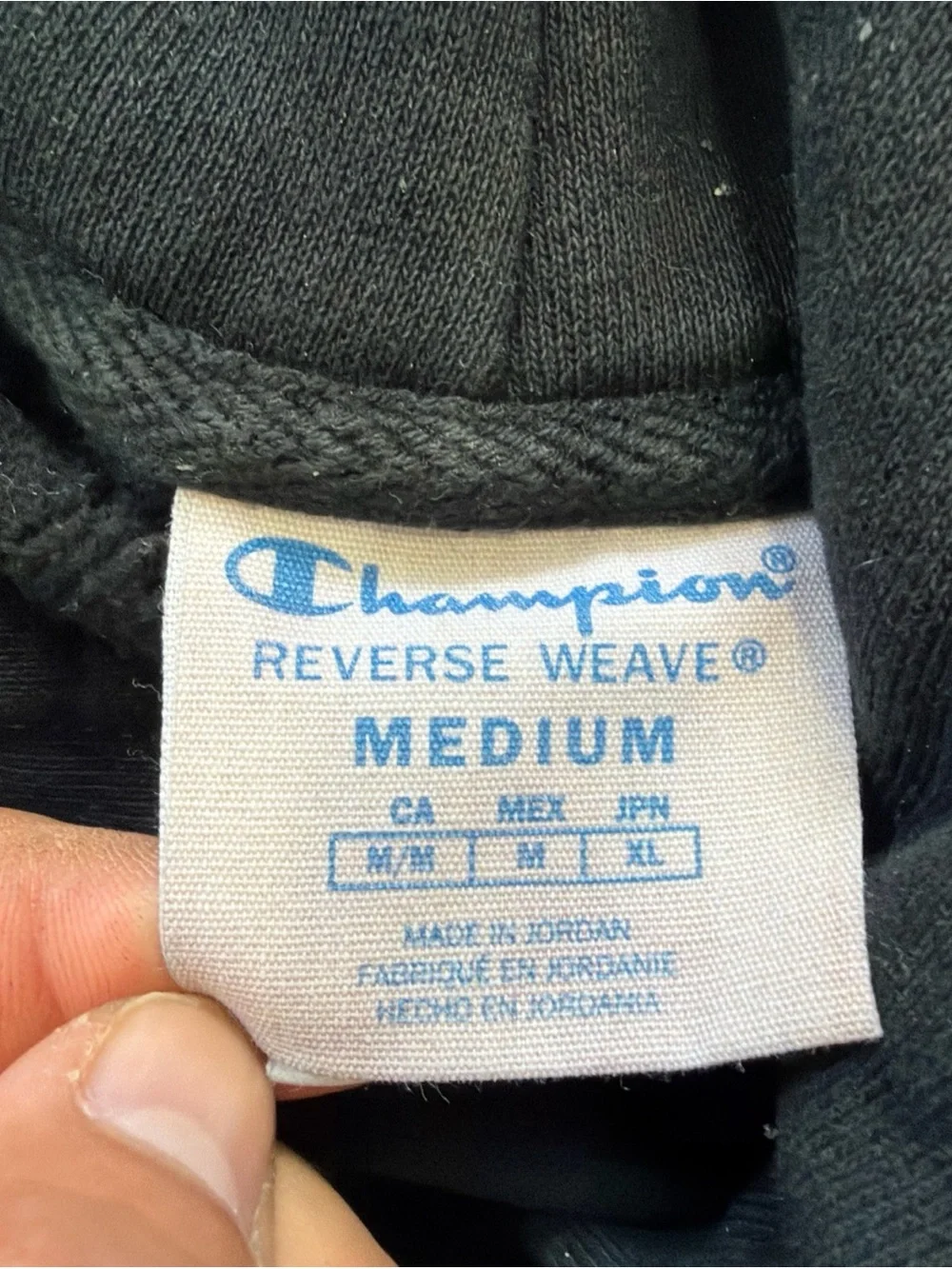 Champion Reverse Weave Hoodie Mens M Pullover Y2K Thick Heavyweight Streetwear